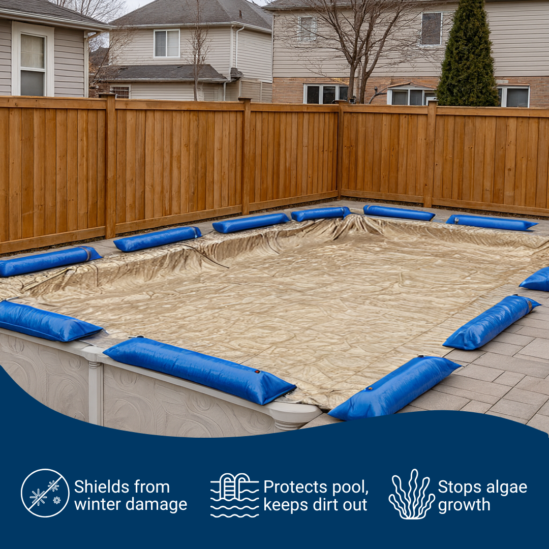 Rectangle Premium Tan Winter Cover, 15-Year - 2